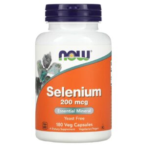 NOW Foods Sélénium - 200 µg - 180 capsules végétariennes