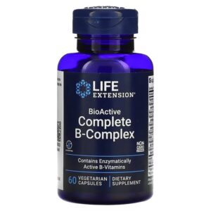 Life Extension BioActive Complexe complet de vitamines B - 60 capsules végétariennes