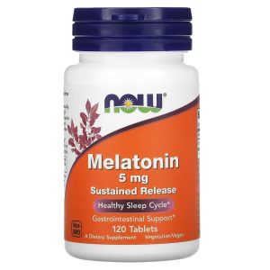 NOW Foods Mélatonine 5 mg - 120 comprimés