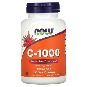 NOW Foods C-1000 bioflavonoïdes - 100 capsules végétales