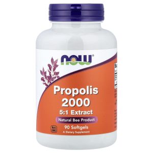 NOW Foods Propolis 2000 mg - 90 capsules à enveloppe molle