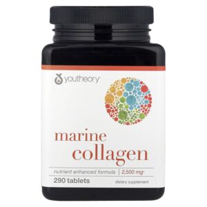 Youtheory collagène marin 2500 mg - 290 comprimés